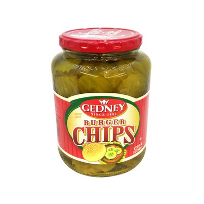 Gedney Burger Dill Pickle Slices, 32 oz