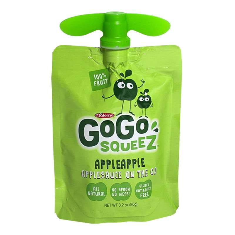 GoGo Squeez AppleApple Pouches, 3.2 oz, 32 ct