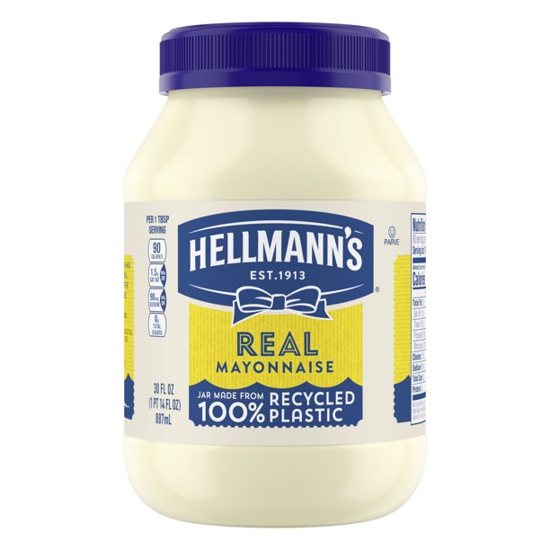 Hellmann's Real Mayonnaise, 30 oz