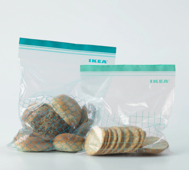 Ikea Freezer Bags, 6qt/5qt, 30 ct