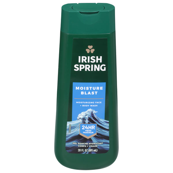 Irish Spring Moisture Blast Fash & Body Wash, 20 oz