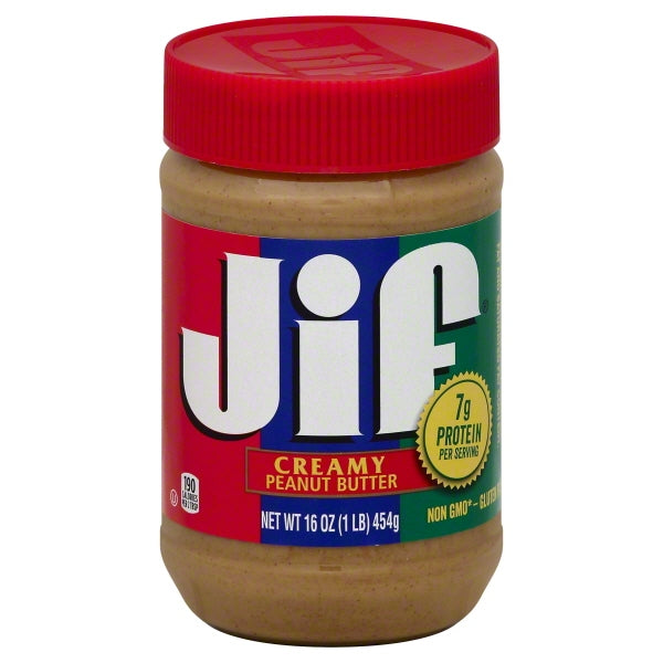 Jif Creamy Peanut Butter, 16 oz