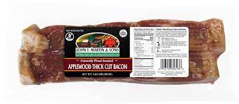 John F Martin Applewood Smoked Thick Cut Bacon, 2.25 lb