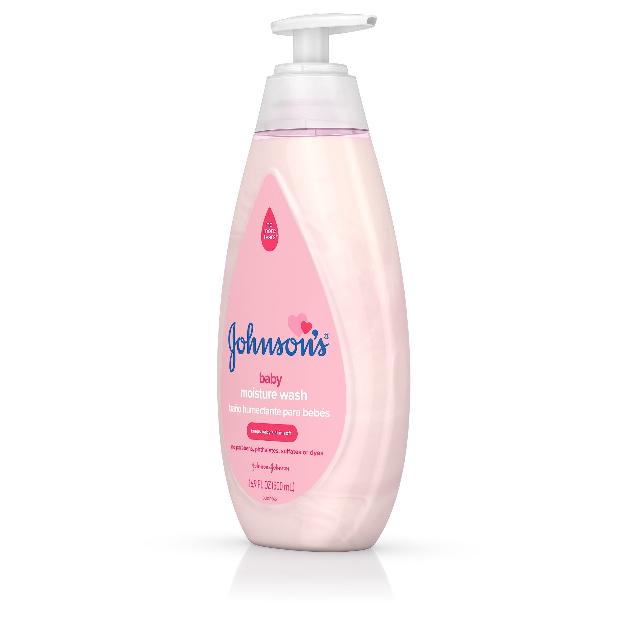 Johnson & Johnson Baby Wash, Moisture, 16.9 oz