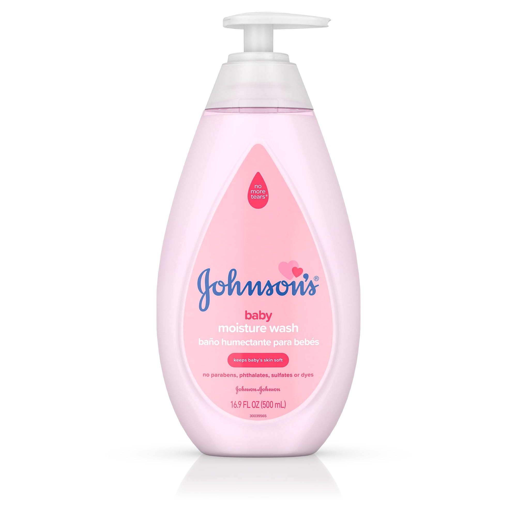 Johnson & Johnson Baby Wash, Moisture, 16.9 oz