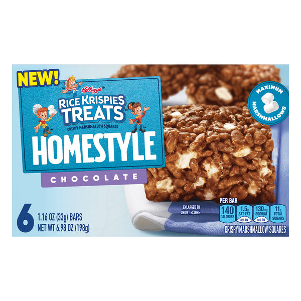 Kellog's Rice Krispies Treats, Chocolate, 6 Bars