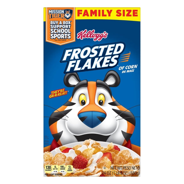 Kellogg's Frosted Flakes Cereal, 24 oz