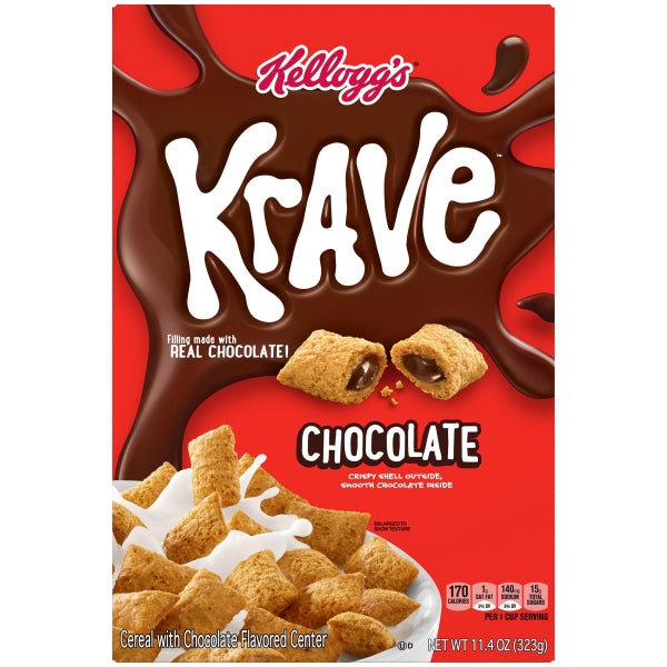 Kellogg's Krave Chocolate Cereal, 11.4 oz