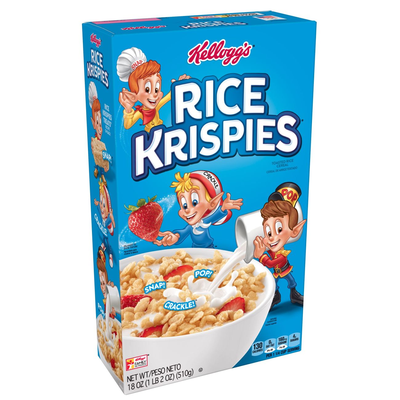 Kellogg's Rice Krispies, 18 oz