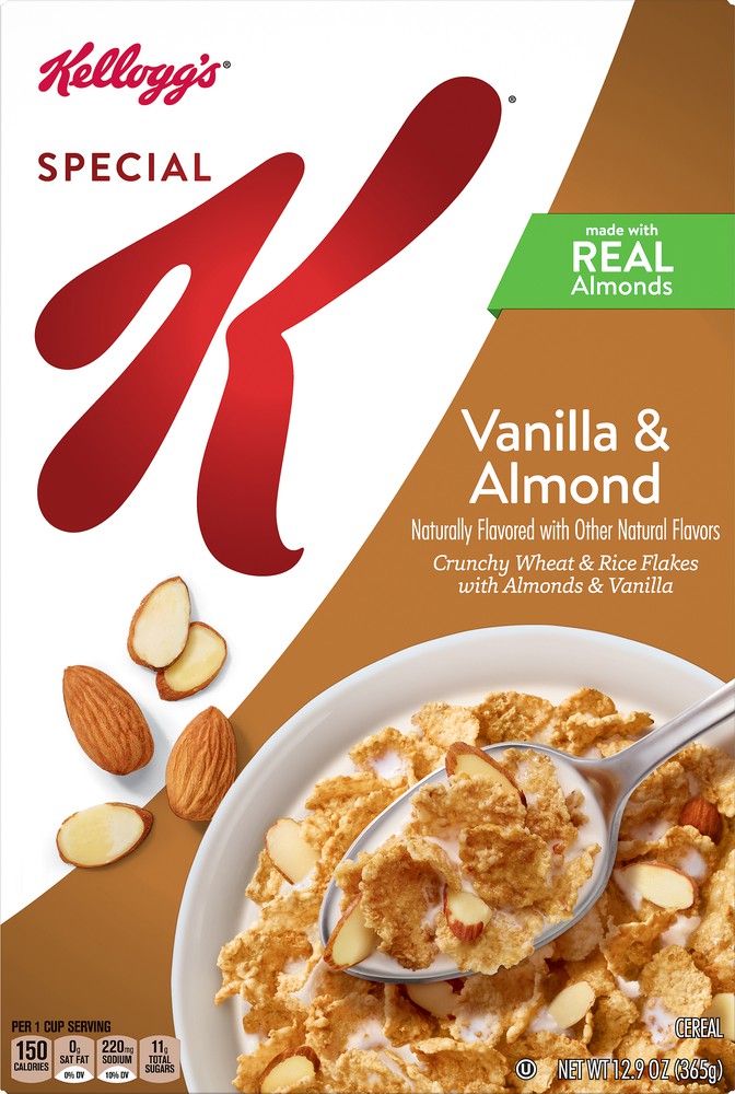 Kellogg's Special K Cereal, Vanilla Almond, 12.9 oz