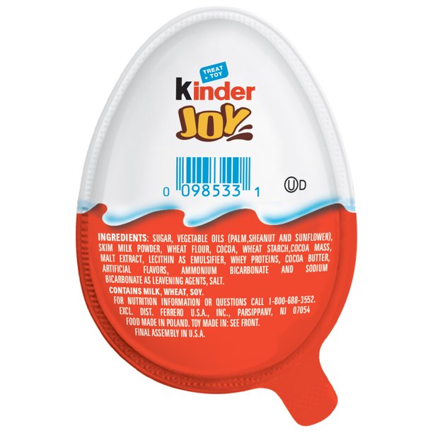 Kinder Joy Chocolate Egg  0.7oz