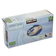 Kirkland Nitrile Exam Gloves, Size Medium, 200 ct