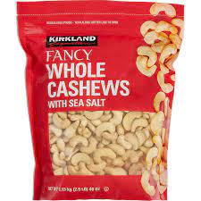 Kirkland Signature Whole Fancy Cashews, 40 oz