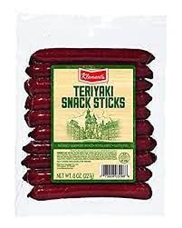 Klements Snack Sticks, Teriyaki, 8 oz