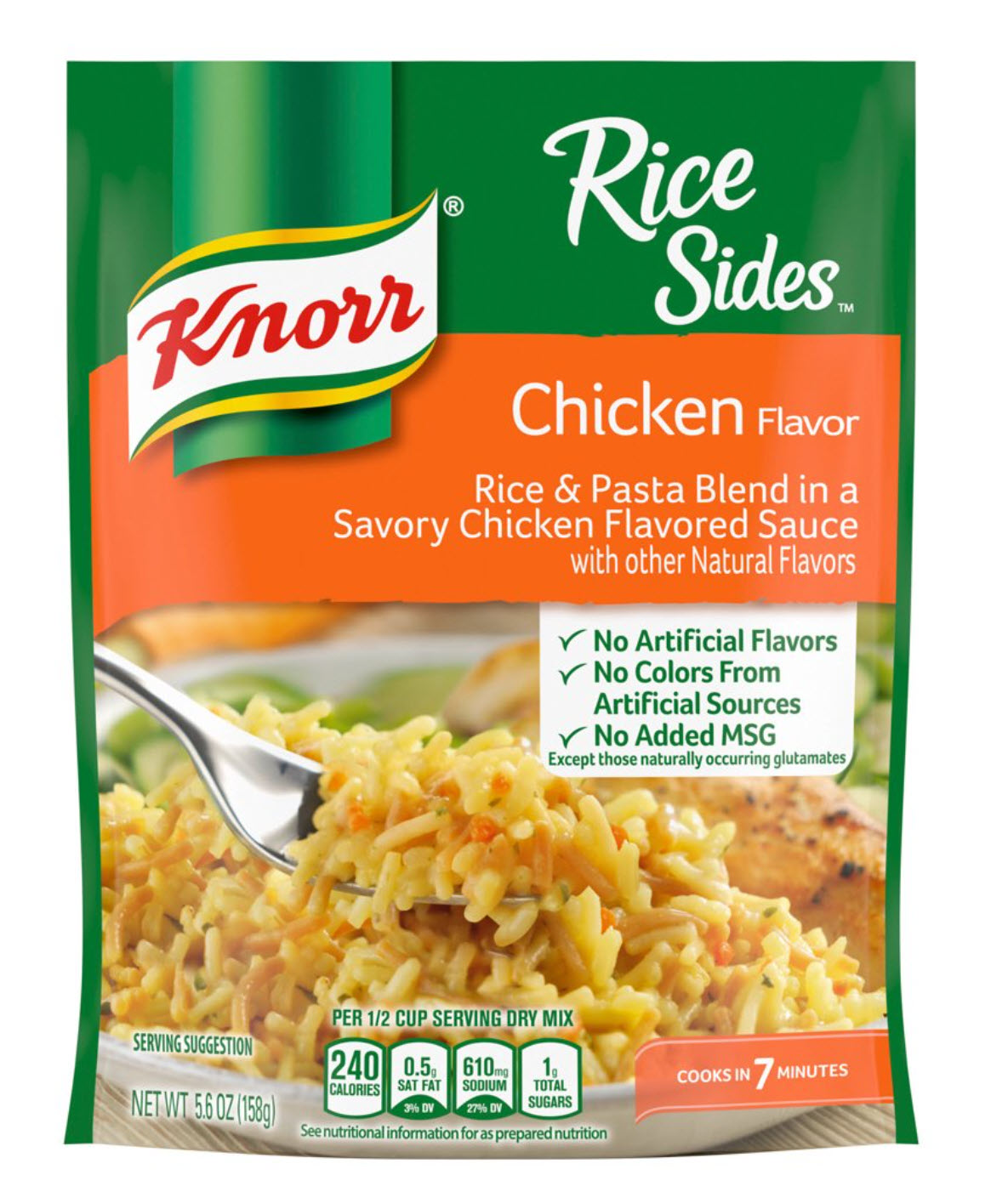 Knorr Rice Sides, Chicken Flavor, 5.6 oz