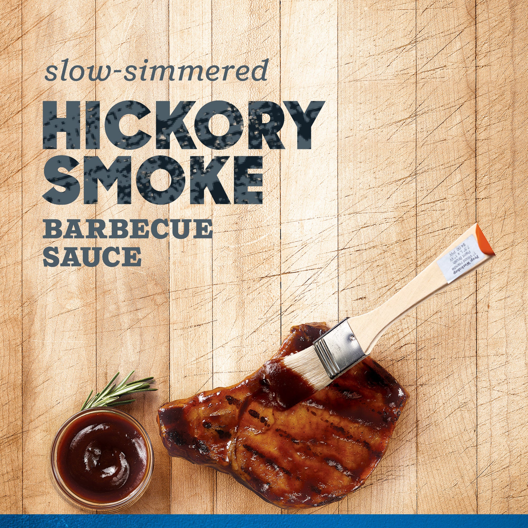 Kraft BBQ Sauce, Hickory Smoke, 17.5 oz