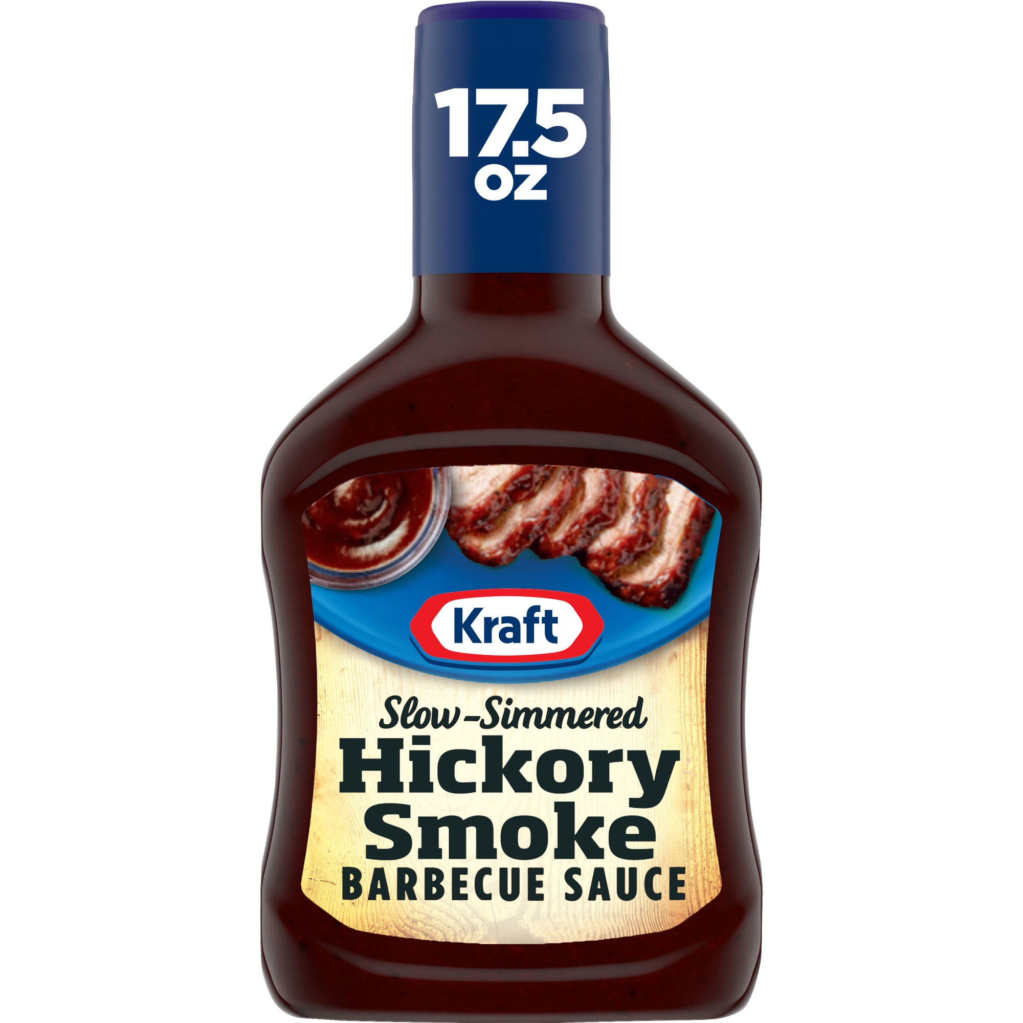 Kraft BBQ Sauce, Hickory Smoke, 17.5 oz