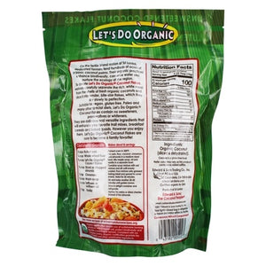 Let's Do Organic Unsweetened Coconut Flakes, 7 oz