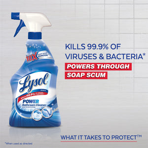 Lysol Power Bathroom Cleaner Spray, 32 oz