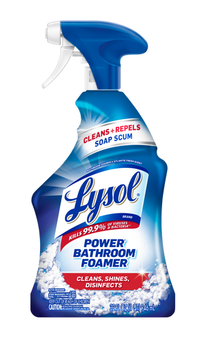 Lysol Power Bathroom Cleaner Spray, 32 oz