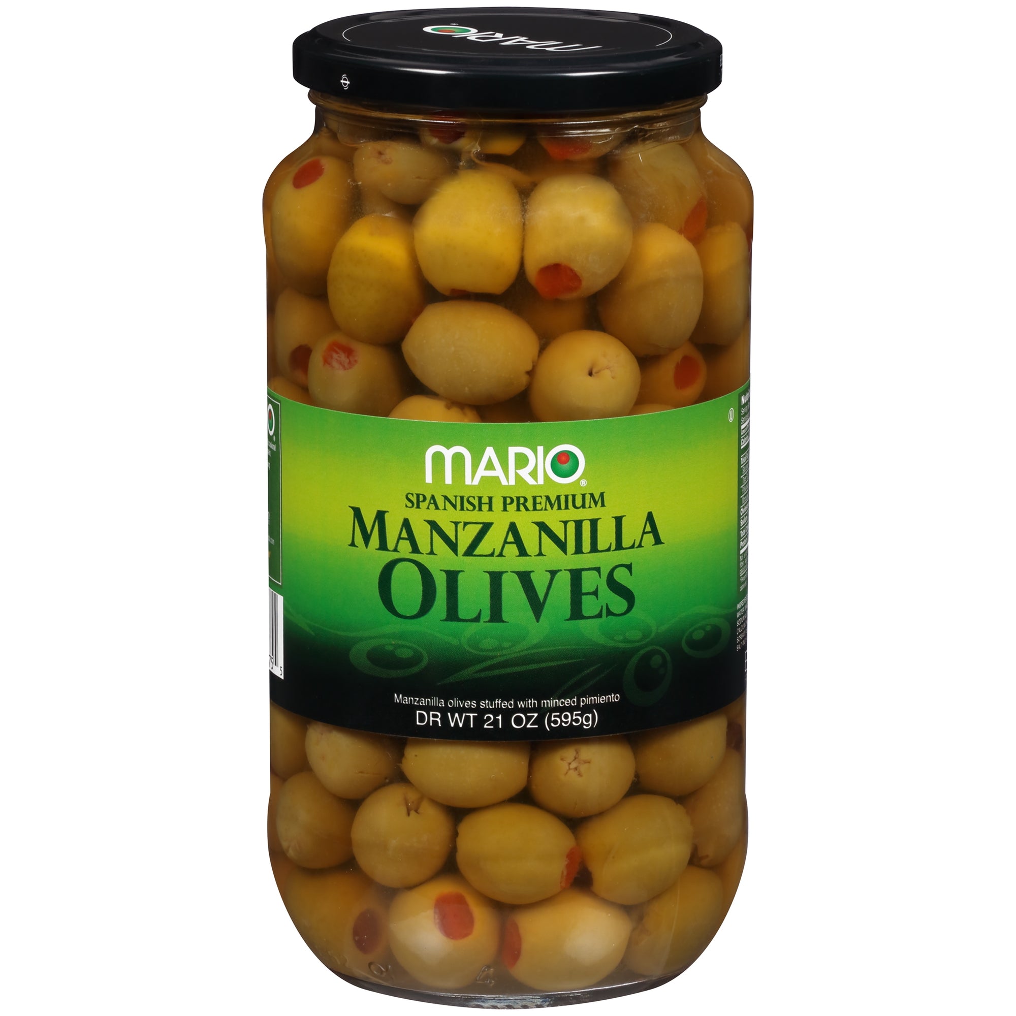 Mario Manzanilla Olives, 21 oz