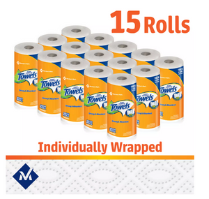 Member's Mark Super Premium Paper Towels, 15 Mega Rolls, 150 sheets