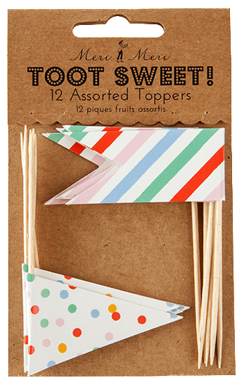 Meri Meri Toot Sweet! Picks, 12 ct