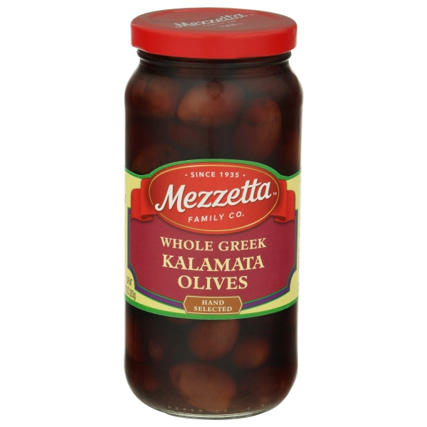 Mezzetta Whole Greek Kalamata Olives, 10 oz