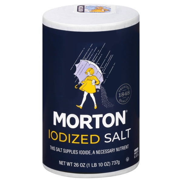 Morton Iodized Salt, 26 oz