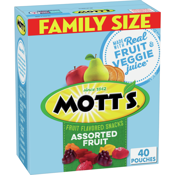 Mott's Fruit Flavored Snacks, 40 ct