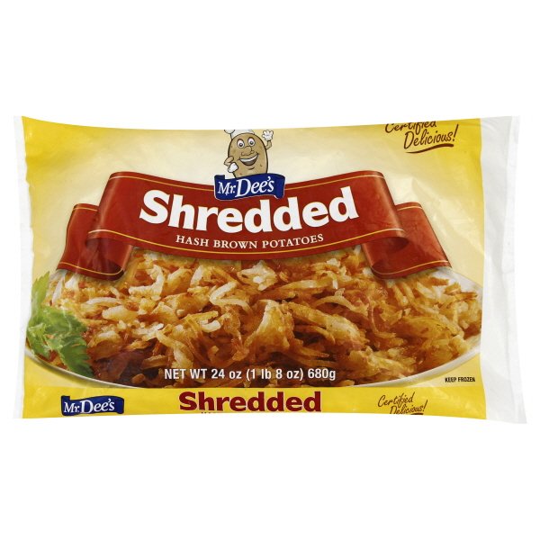 Mr. Dee Shredded Hash Brown Potatoes, 24 oz