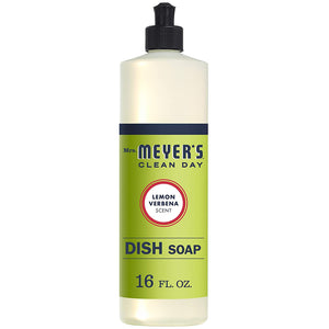 Mrs. Meyers Dish Soap, Lemon Verbena, 16 oz