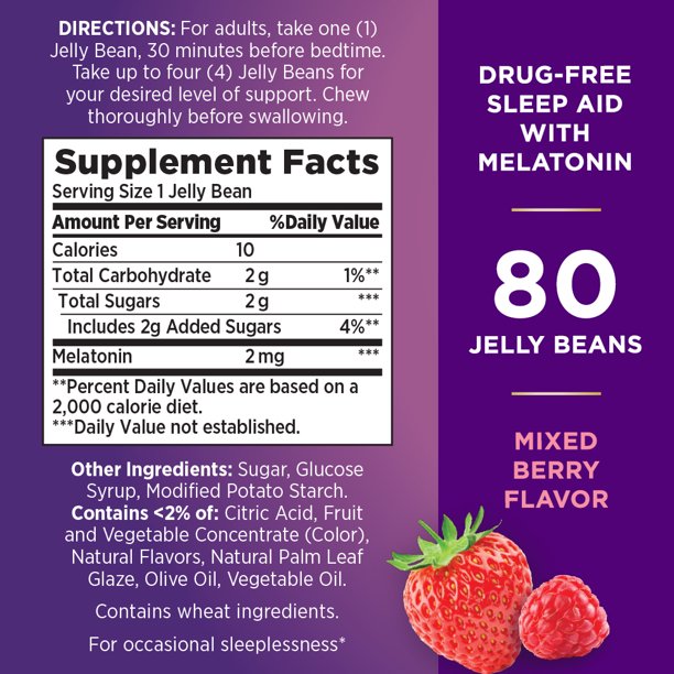 Nature's Bounty Sleep Jelly Beans, 80ct