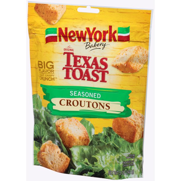 New York Texas Toast Croutons, Seasoned, 5 oz