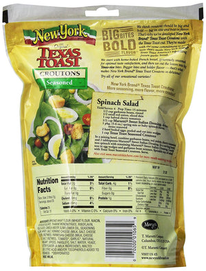 New York Texas Toast Croutons, Seasoned, 5 oz