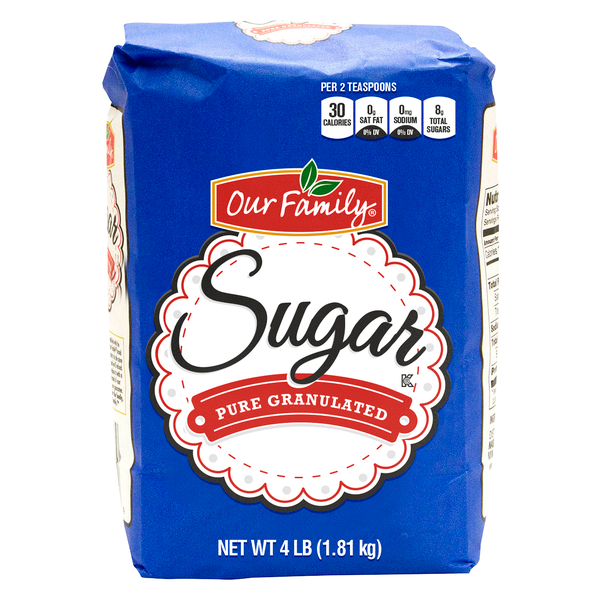 Our Family Granulated Sugar, 4 lb