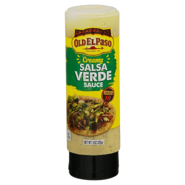 Old El Paso Creamy Salsa Verde Sauce, Medium, 9 Oz