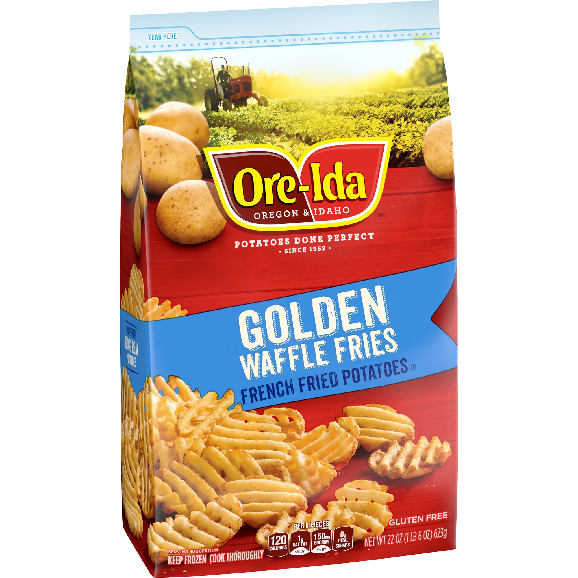 Ore-Ida Golden Waffle Fries, 22 oz