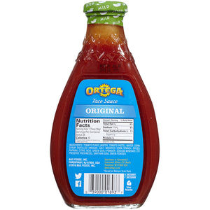 Ortega Taco Sauce, Mild, 16 oz