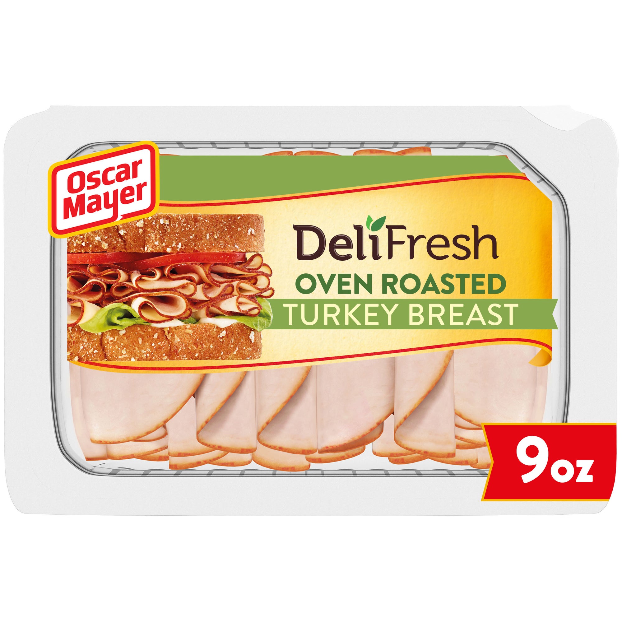 Oscar Mayer Shaved Oven Roasted Turkey Breast, 9oz