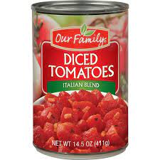 Our Family Diced Tomatoes, 14.5oz