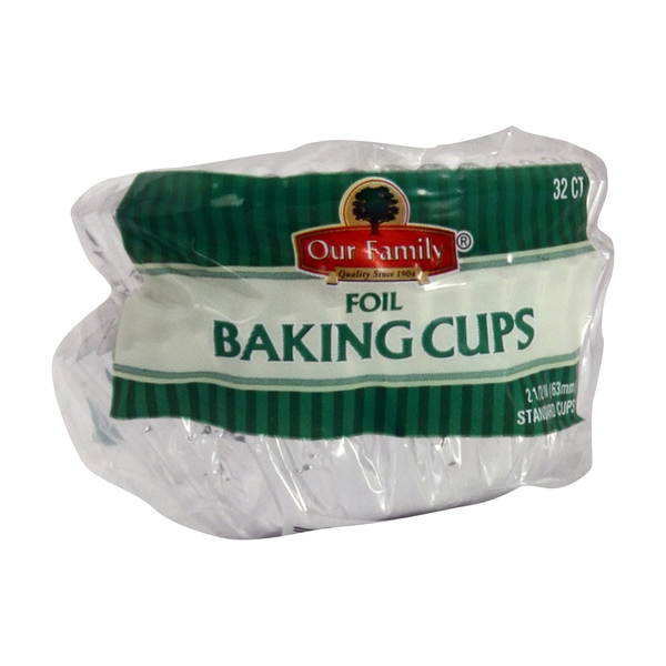 Our Family Foil Baking Cups, 32ct