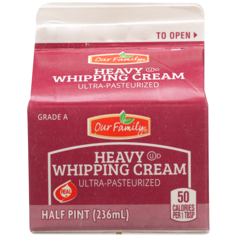 Our Family Heavy Whipping Cream 16oz