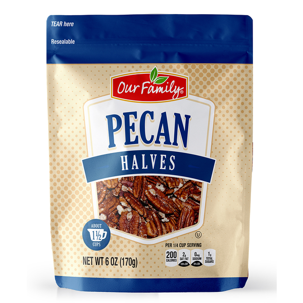 Our Family Pecan Halves, 6oz