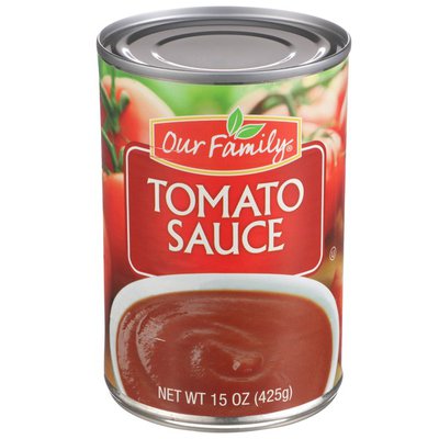 Our Family Tomato Sauce, 15 oz