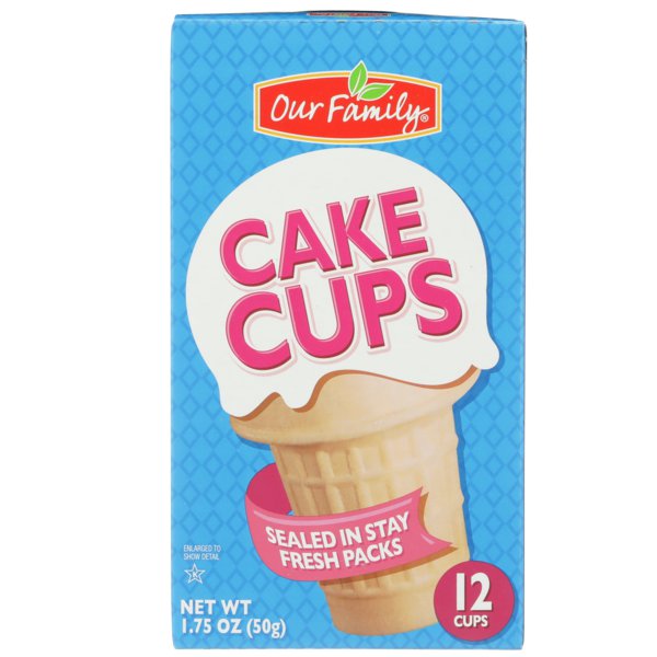 Our Family, Cake Cup Cones, 1.75oz