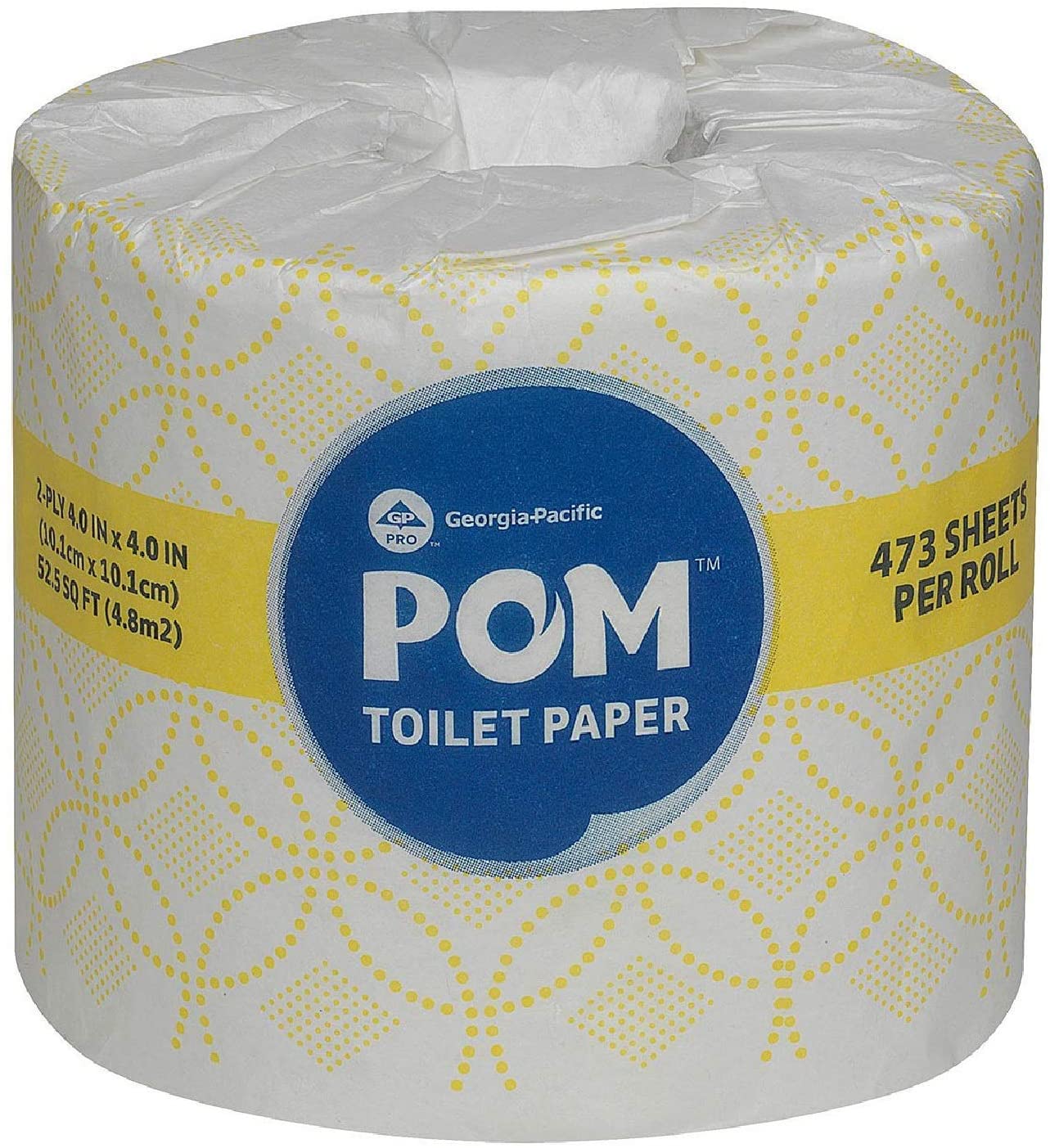 POM Toilet Paper Individually Wrapped, 2 Ply, 45 ct