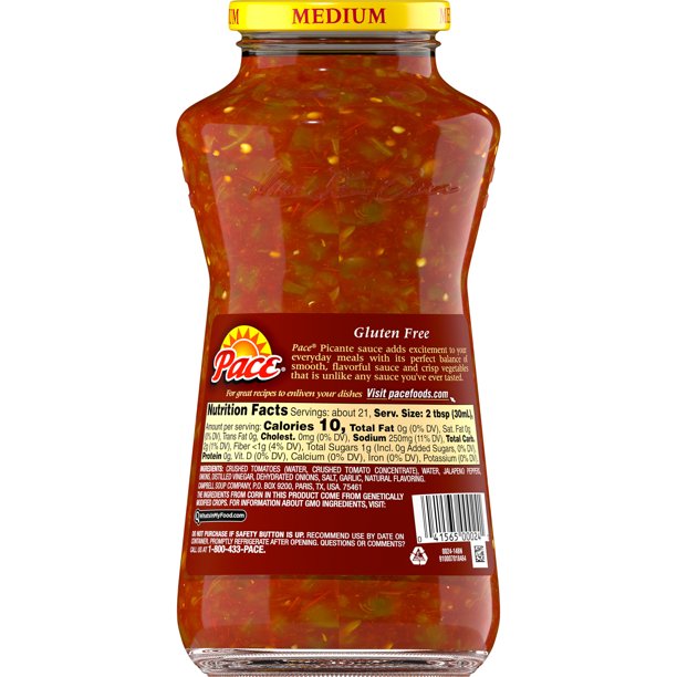 Pace The Original Picante Sauce, Medium, 24 oz