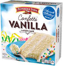 Pepperidge Farm, Confetti Vanilla Layer Cake 19.6oz