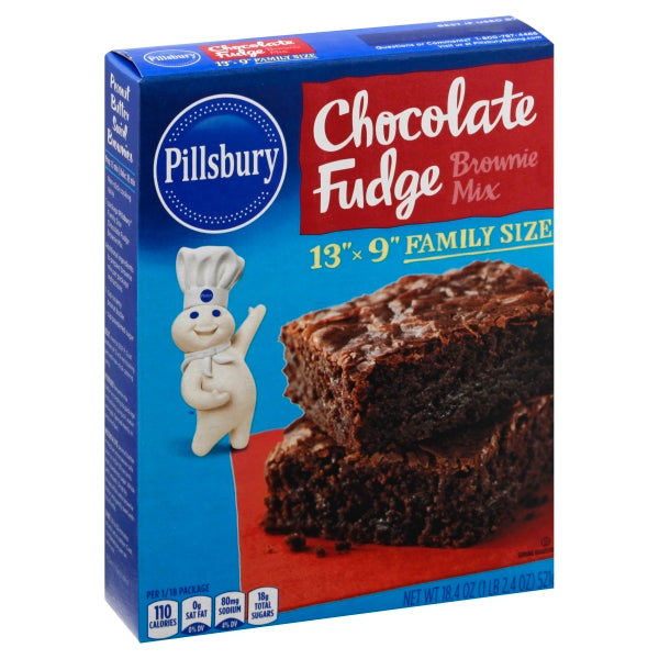 Pillsbury Brownie Mix, Chocolate Fudge, 18.4 oz